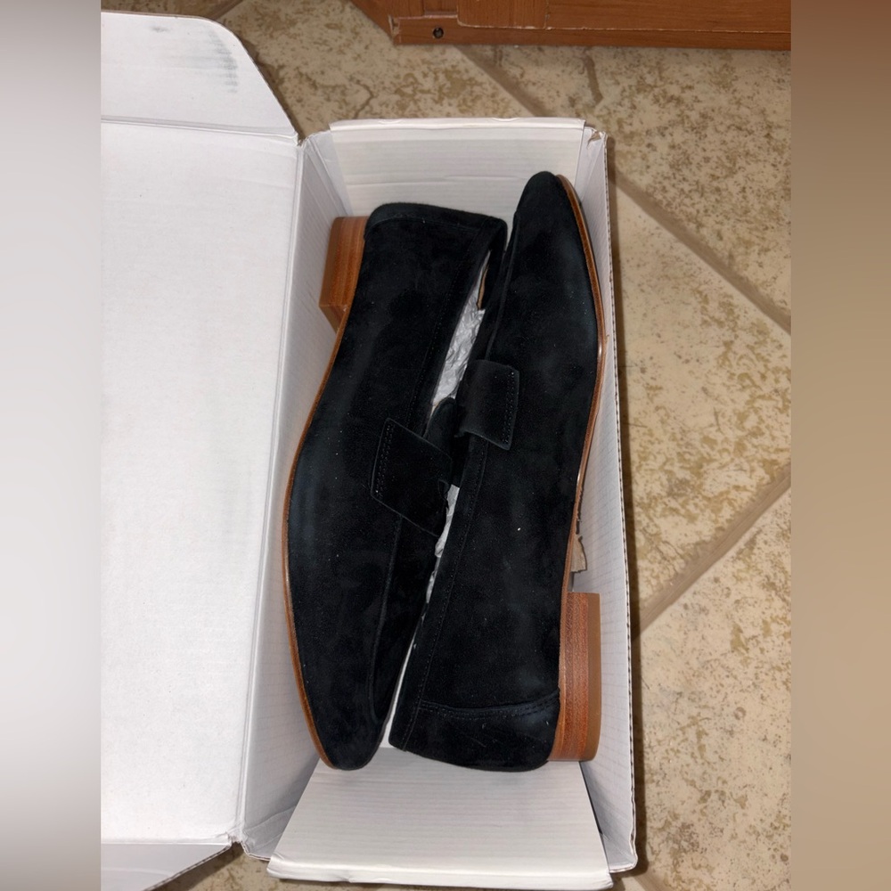 Quince Italian Suede Penny Loafer - Picture 3 of 9